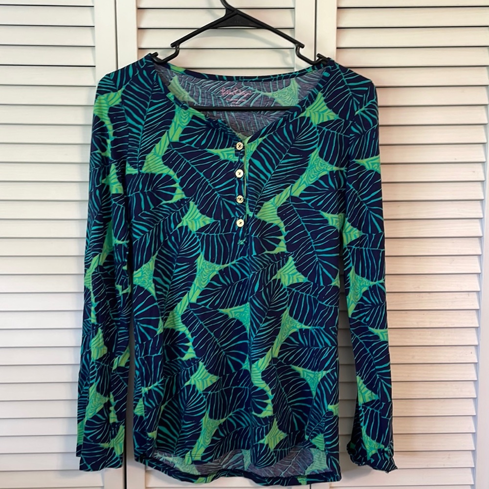 Lilly Pulitzer Under the Palms Cotton Short